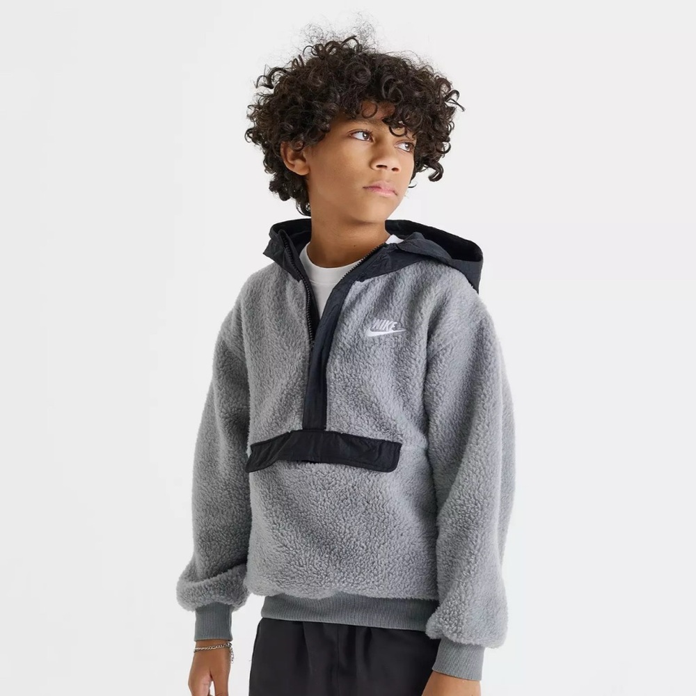 Nike Kids Club Fleece Quarterzip Hoodie